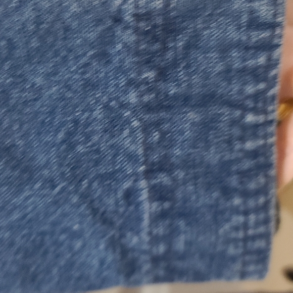 New man jean jacket made in france. Has a little wear on color. - Picture 4 of 7